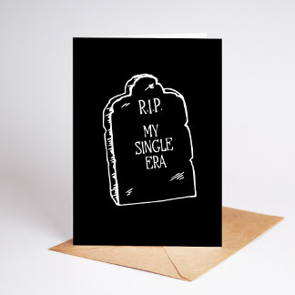 RIP Enkele Tijdperk | Grappige Donkere Humor Verlo Kaart