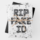 RIP Fake I.D. 21st Birthday Wrapping Paper (In situ)