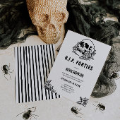 RIP Forties 50th Birthday Invitation Kaart