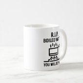 Rip gekookt water koffiemok (Voorkant rechts)