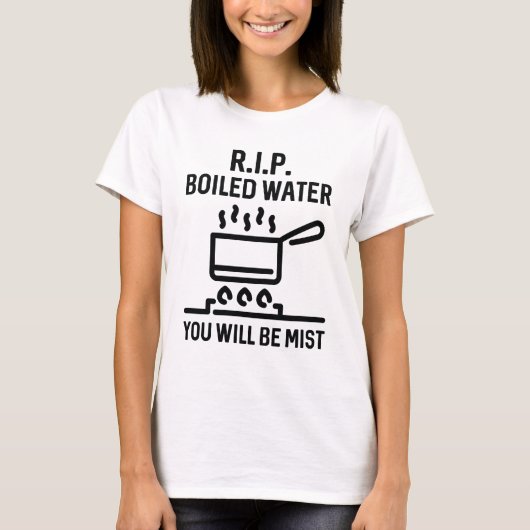 Rip gekookt water t-shirt (Voorkant)