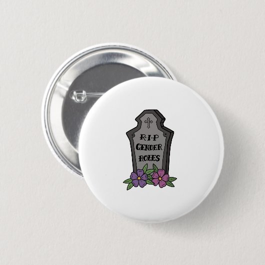 RIP Genderrollen Ronde Button 5,7 Cm (Voorkant /achterkant)