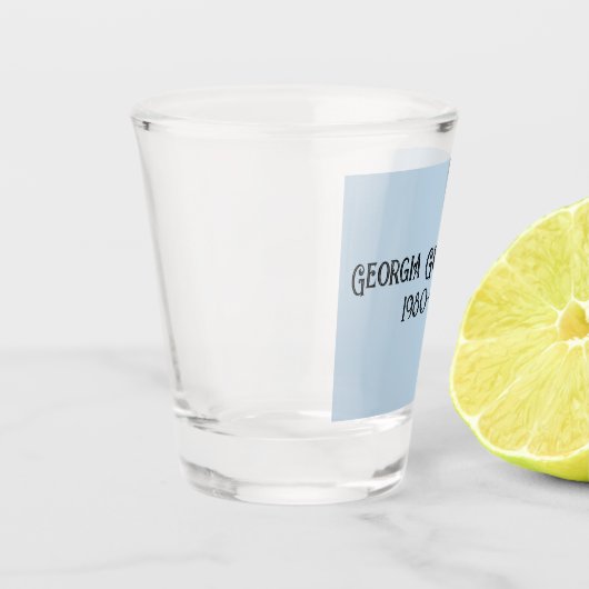 RIP Georgia-handstenen Shot Glas (Links)