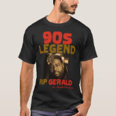 RIP GERALD LEVERT V-Neck T-Shirt (Voorkant)