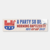 RIP-GOP BUMPERSTICKER (Voorkant)