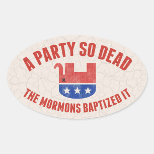 RIP-GOP OVALE STICKER