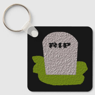 RIP Grafsteen Custom Sleutelhanger