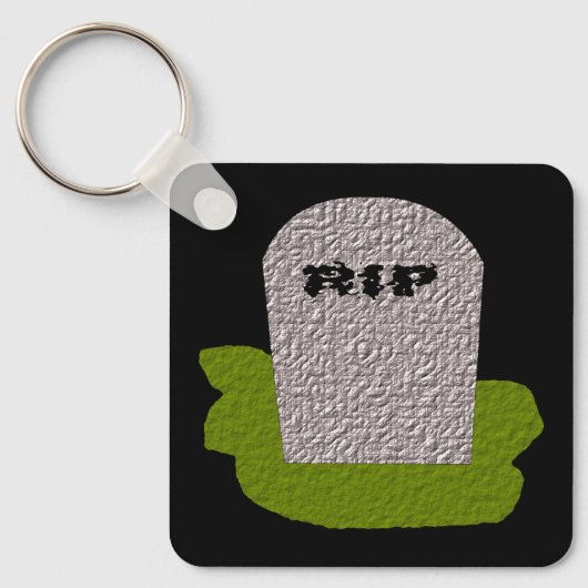 RIP Grafsteen Custom Sleutelhanger (Voorkant)