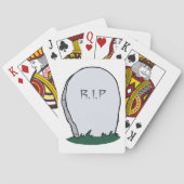 RIP Gravestone Cemetery-afspeelkaarten Pokerkaarten (Achterkant)