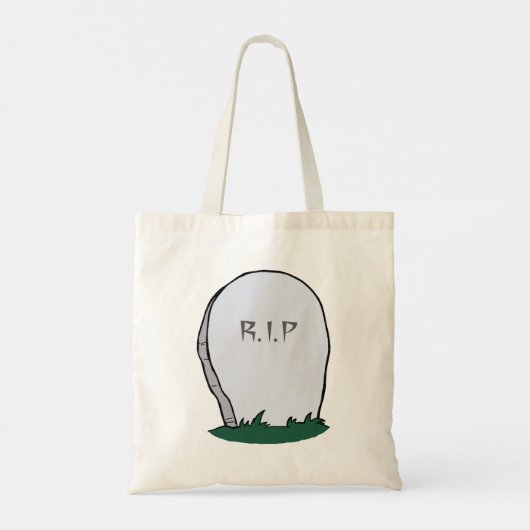 RIP Gravestone Cemetery Canvas tas (Achterkant)
