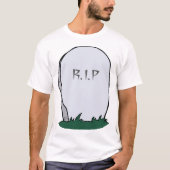 RIP Gravestone Cemetery T-Shirt (Voorkant)