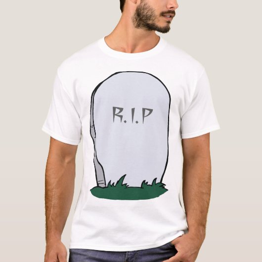 RIP Gravestone Cemetery T-Shirt (Voorkant)