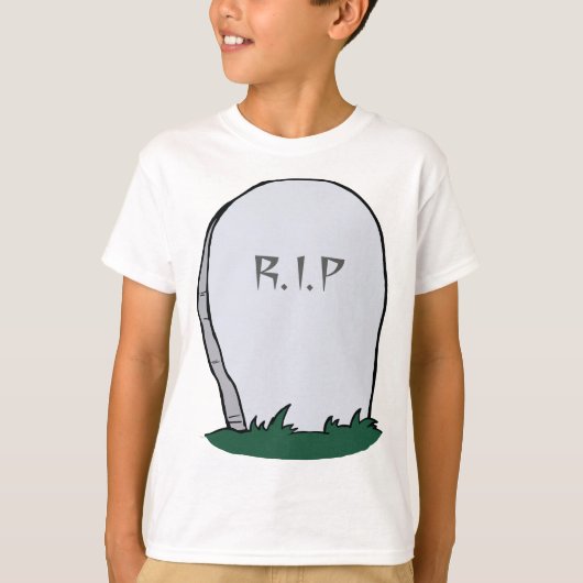 RIP Gravestone Cemetery T-Shirt (Voorkant)