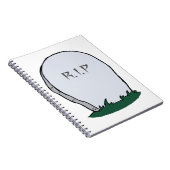 RIP Gravestone Notitieboek (Rechterzijde)