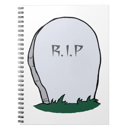 RIP Gravestone Notitieboek (Voorkant)