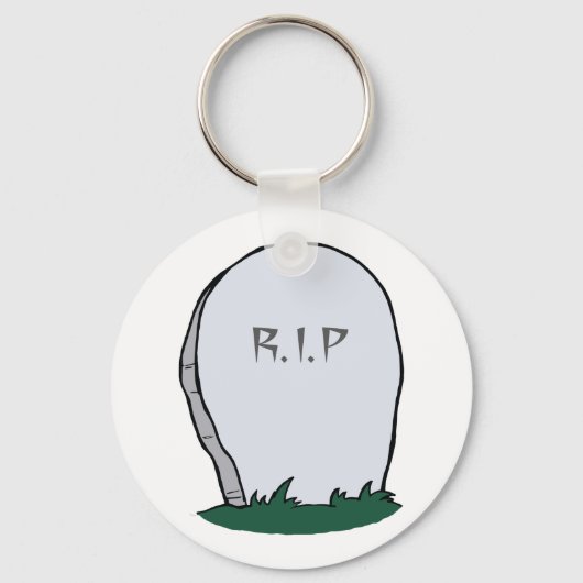 RIP Gravestone Sleutelhanger (Voorkant)