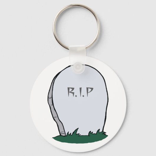 RIP Gravestone Sleutelhanger (Achterkant)