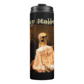 RIP Graveyard met Skeleton Thermosbeker (Voorkant)