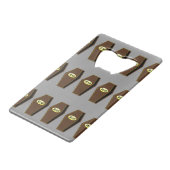 RIP Halloween Coffin of Doom Bottle Open Creditkaart Flessenopener (Achterkant Gekanteld)