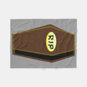 RIP Halloween Coffin of Doom Fleece Blanket Deken (Voorkant (Horizontaal))