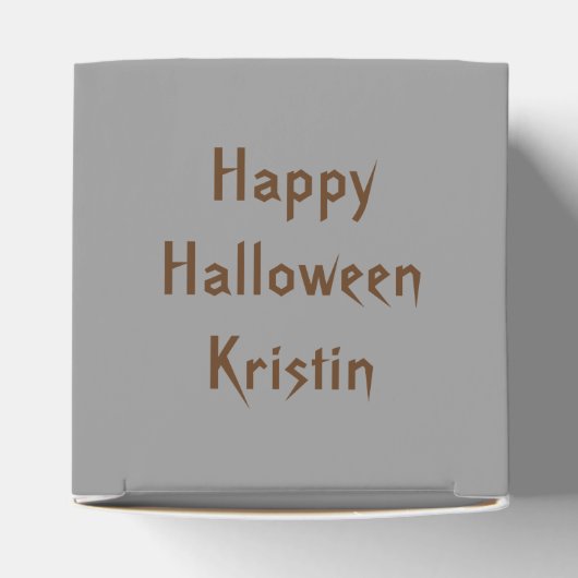 RIP Halloween Coffin van de Doom Douane Vierdoos Bedankdoosjes (Bovenkant)