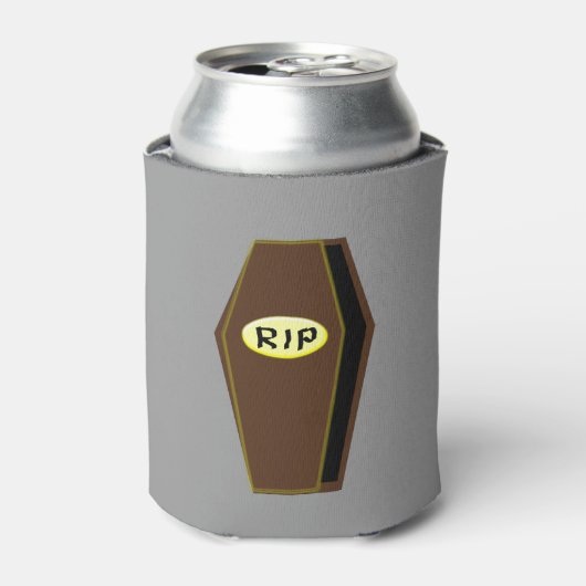 RIP Halloween Coffin van de Koelbox van Doom Blikjeskoeler (Blikje Voorkant)