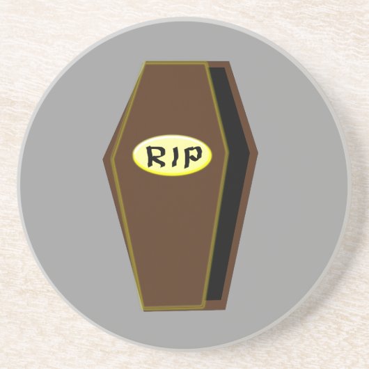 RIP Halloween Coffin van de Onderzetters van Doom (Voorkant)