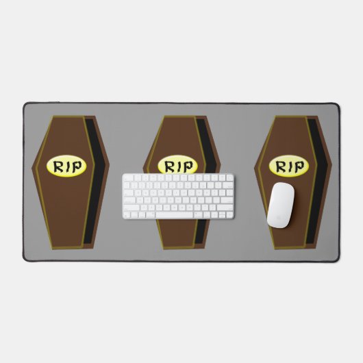 RIP Halloween Coffin van Doom Bureaumat (Keyboard & Muis)