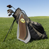 RIP Halloween Coffin van Doom Golf Towel Golfhanddoek (Groen)