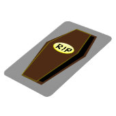 RIP Halloween Coffin van Doom Magnet Magneet (Linkerzijde)