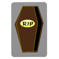 RIP Halloween Coffin van Doom Magnet