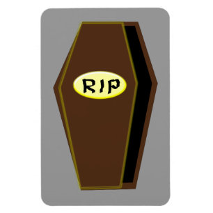 RIP Halloween Coffin van Doom Magnet Magneet