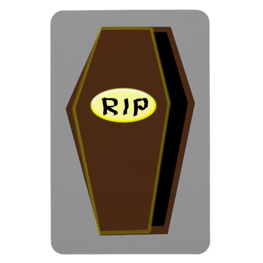RIP Halloween Coffin van Doom Magnet Magneet (Verticaal)