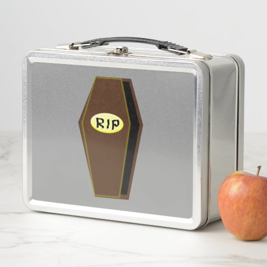 RIP Halloween Coffin van Doom Metal Lunchbox (In situ)