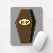RIP Halloween Coffin van Doom Mousepad Muismat (Met muis)
