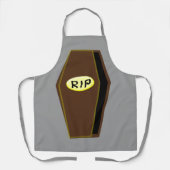 RIP Halloween Coffin van Doom Schort (Voorkant)