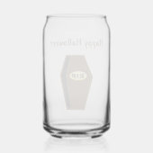 RIP Halloween Coffin van Douane van Doom Blikvorm Glas (Achterkant)