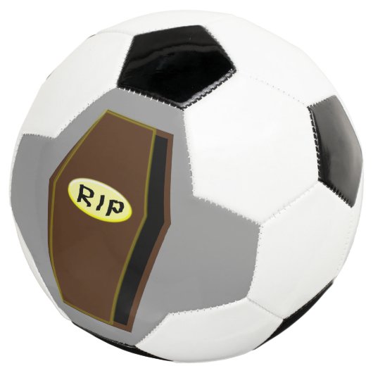 RIP Halloween Coffin van het Voetbal van Doom (Drie kwart)