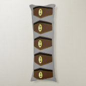 RIP Halloween Kist van Doom Body Kussen (Voorkant Verticaal)