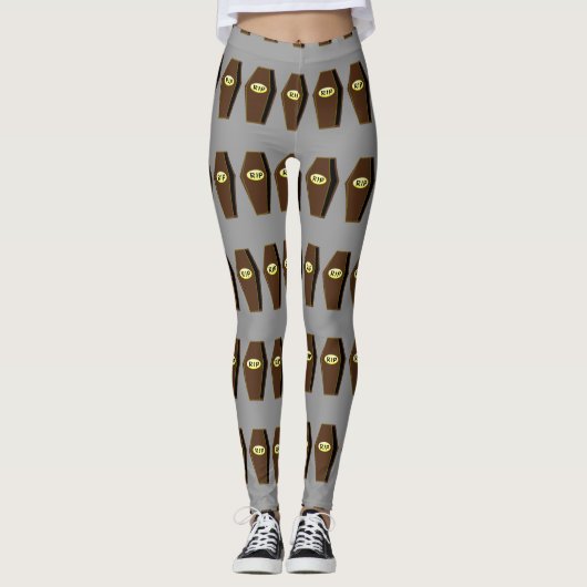 RIP Halloween Kist van Doom Leggings (Voorkant)
