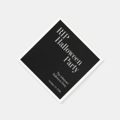 RIP Halloween Party Black and White Servet (Hoek)