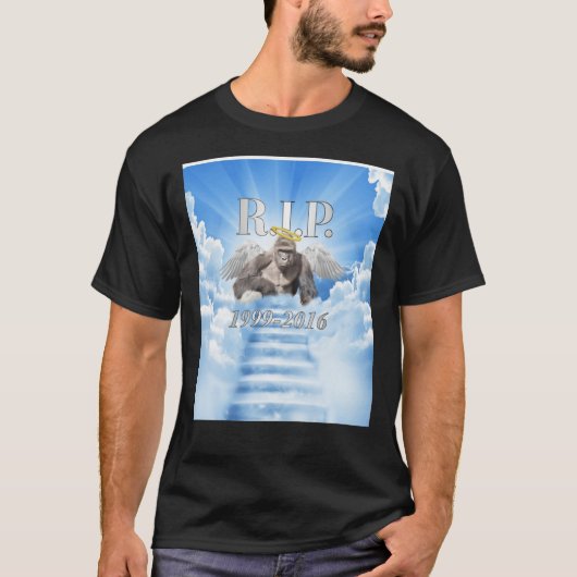 RIP Harambe Grafisch. Essentieel T-shirt (Voorkant)
