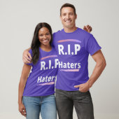 RIP haters meisje T-shirt (Unisex)