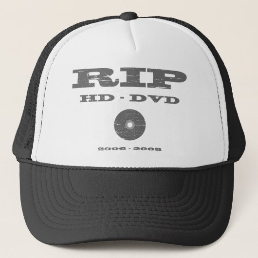 RIP HD-DVD Trucker Hat Trucker Pet (Voorkant)
