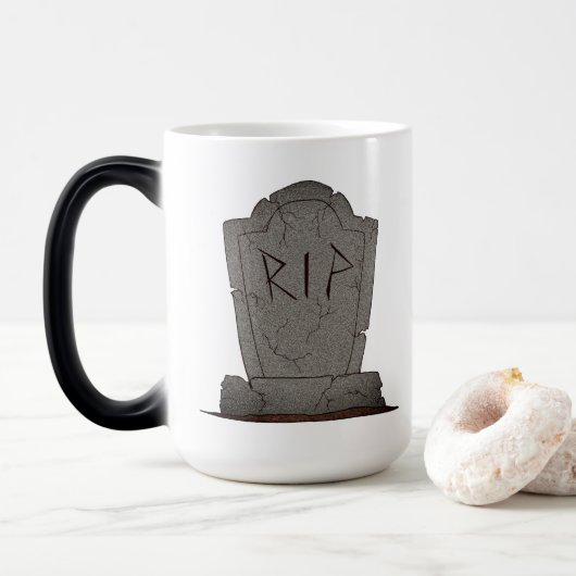 RIP Headstone Morphing Mok (Met donut)