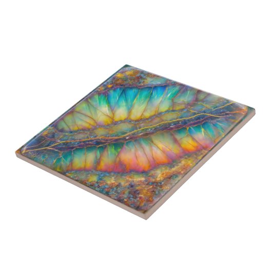 Rip in het heelal Opal Design Tegeltje (Zijkant)