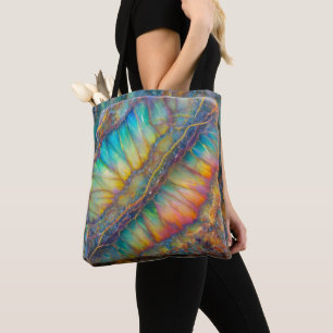 Rip in het heelal Opal Design Tote Bag