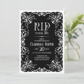 RIP jaren '30 jaren '40 verjaardag Kaart (Staand voorkant)