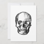 RIP jaren '30 Twenties Funny Funeral Skull 40th Bi Kaart (Achterkant)
