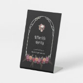 RIP Jeugdpartij Drinken Tafelteken Reclamebord Met Voetstuk (Voorkant)